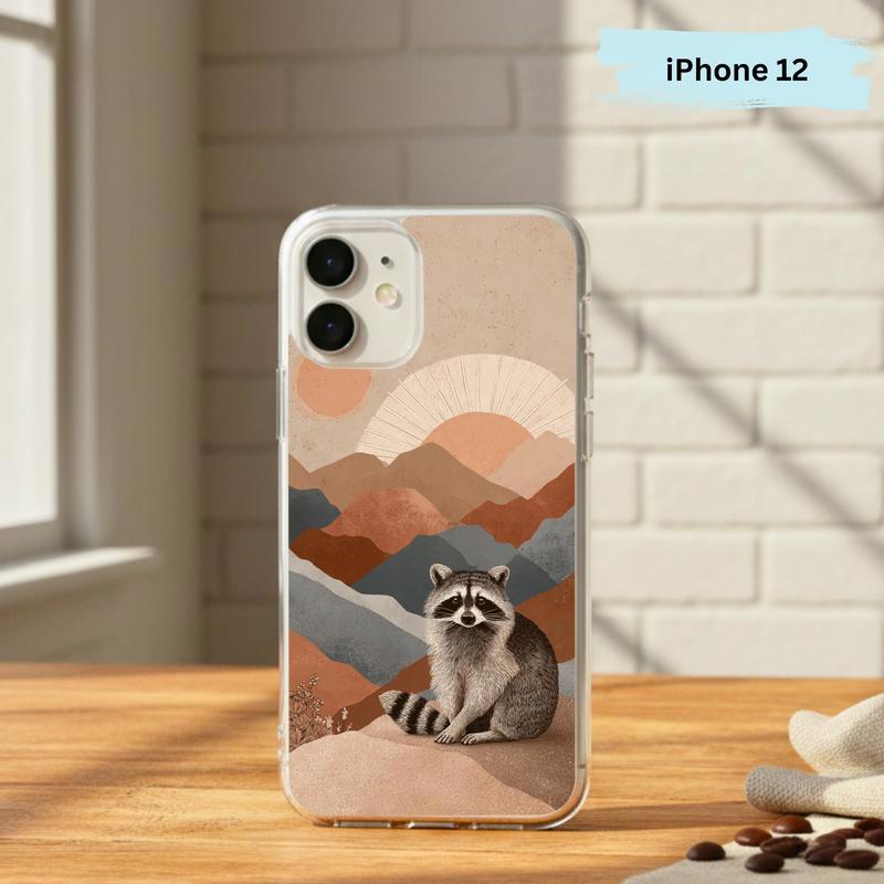 Boho Desert Meme Raccoon Phone Case IPhone Boho Desert Meme Raccoon Phone Case IPhone