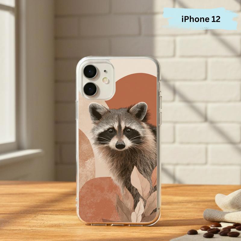 Boho Desert Meme Raccoon Close-Up Phone Case IPhone Boho Desert Meme Raccoon Close-Up Phone Case IPhone