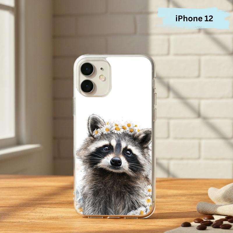 Hippy Meme Raccoon Flower Power Stare Phone Case IPhone Hippy Meme Raccoon Flower Power Stare Phone Case IPhone