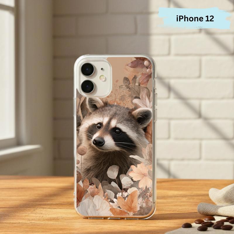 Hippy Sarcastic Raccoon Forest Aura Phone Case IPhone