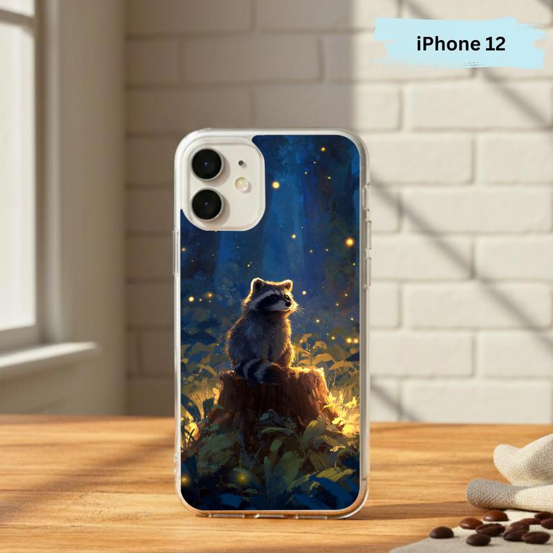 Magical Woodland Raccoon Phone Case IPhone Magical Woodland Raccoon Phone Case IPhone