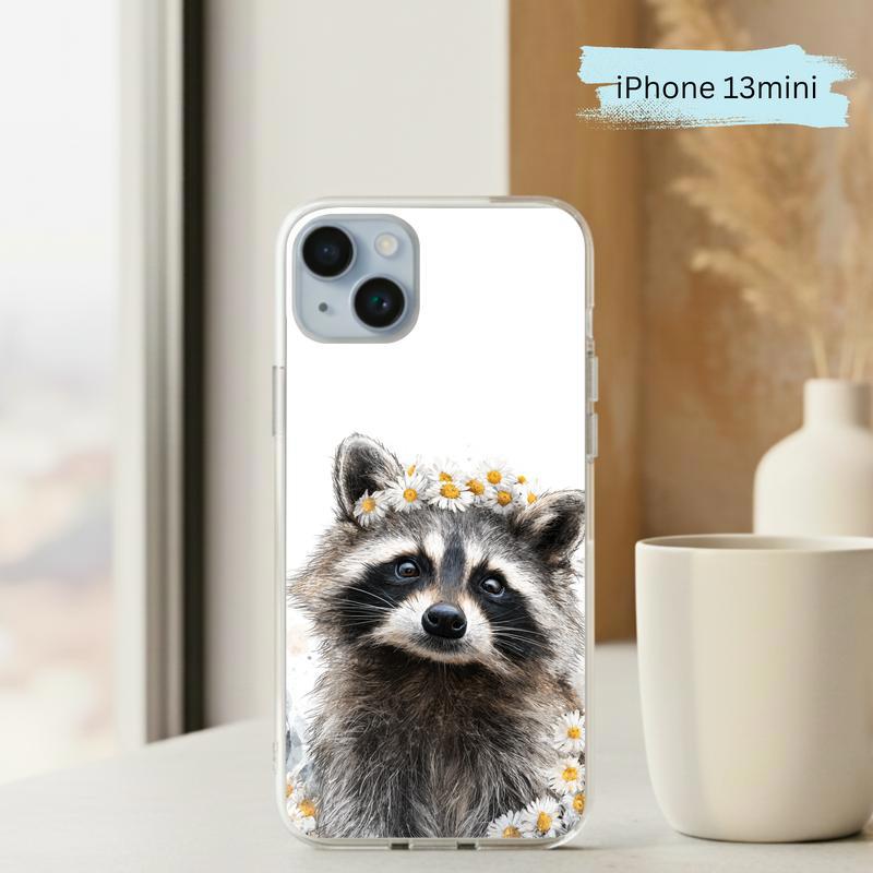 Hippy Meme Raccoon Flower Power Stare Phone Case IPhone Hippy Meme Raccoon Flower Power Stare Phone Case IPhone