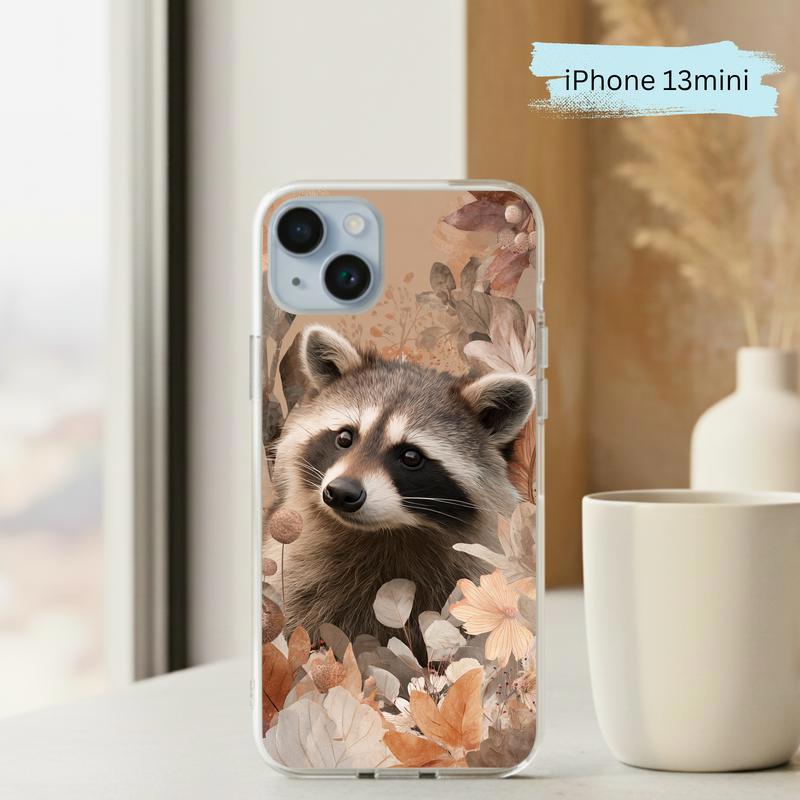 Hippy Sarcastic Raccoon Forest Aura Phone Case IPhone