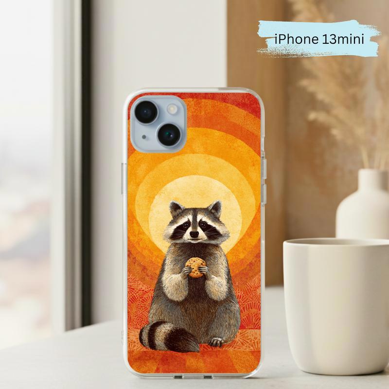 Raccoon Cookie Flower Aura Phone Case IPhone Raccoon Cookie Flower Aura Phone Case IPhone
