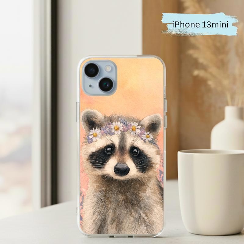 Soft Hippy Baby Raccoon Phone Case IPhone