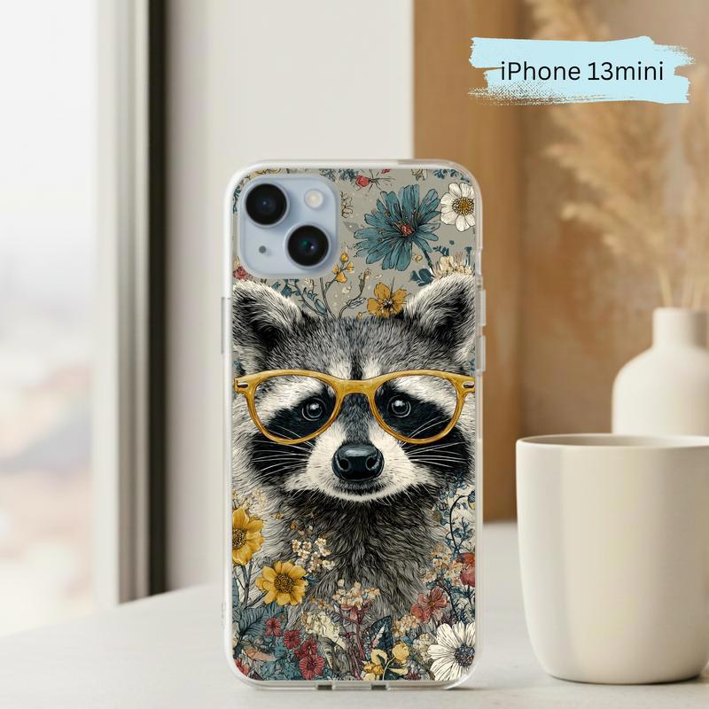 Vintage Peace Hippy Meme Raccoon Phone Case IPhone Vintage Peace Hippy Meme Raccoon Phone Case IPhone