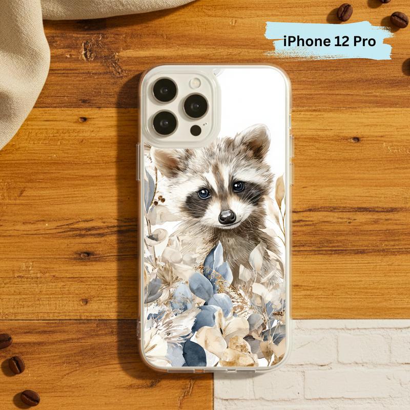 Baby Raccoon Boho Garden Soft Phone Case IPhone