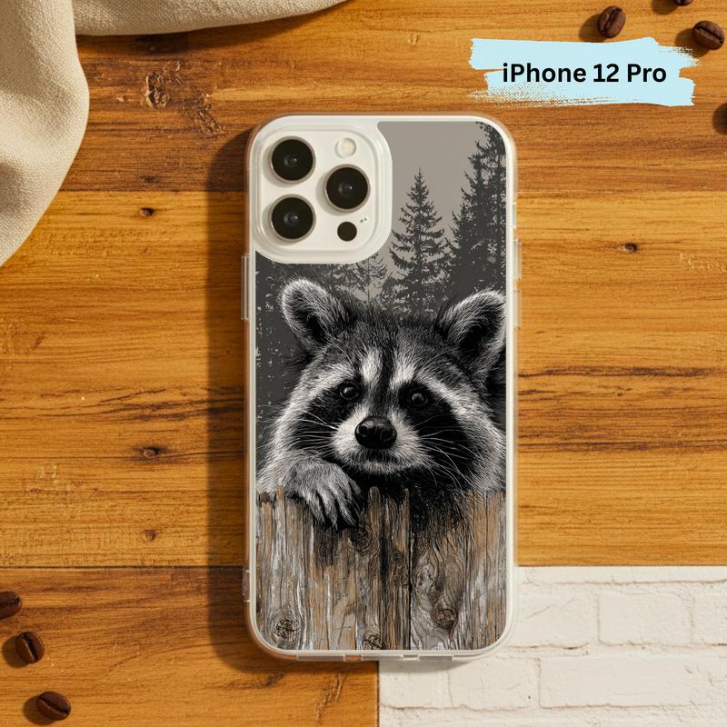 Farmhouse Woodland Sarcastic Raccoon Mood Phone Case IPhone
