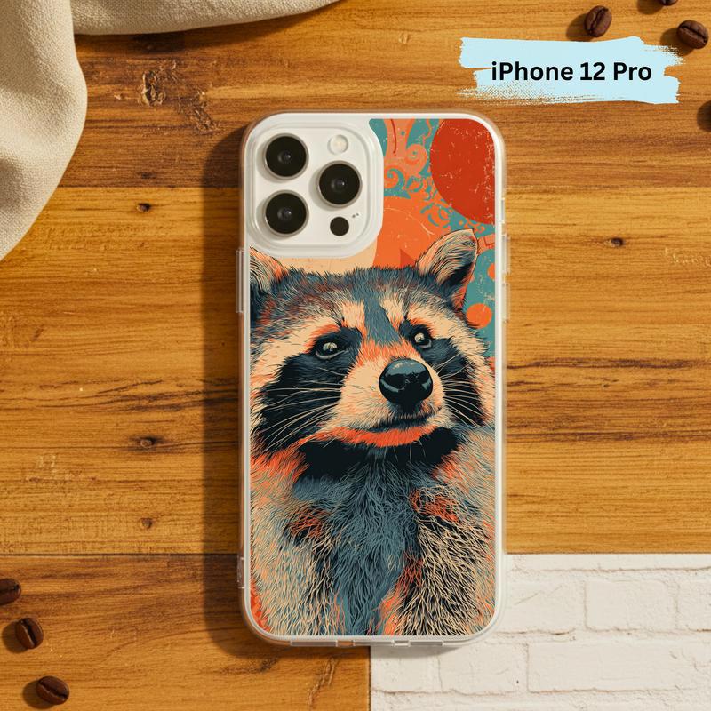 Hippy Meme Raccoon Groovy Smirk Phone Case IPhone Hippy Meme Raccoon Groovy Smirk Phone Case IPhone
