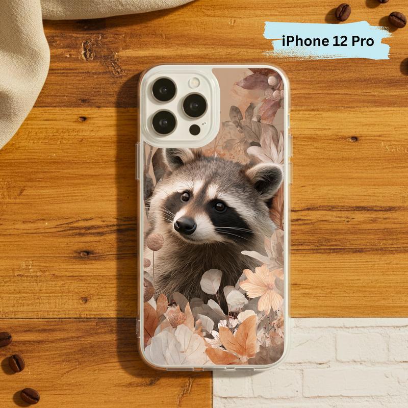 Hippy Sarcastic Raccoon Forest Aura Phone Case IPhone