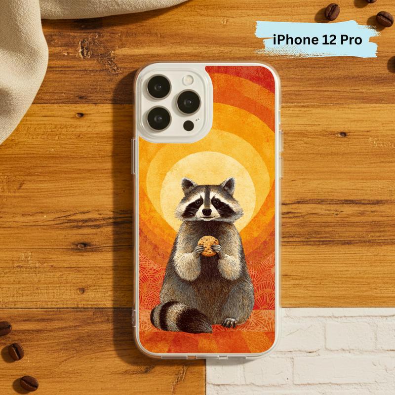 Raccoon Cookie Flower Aura Phone Case IPhone Raccoon Cookie Flower Aura Phone Case IPhone