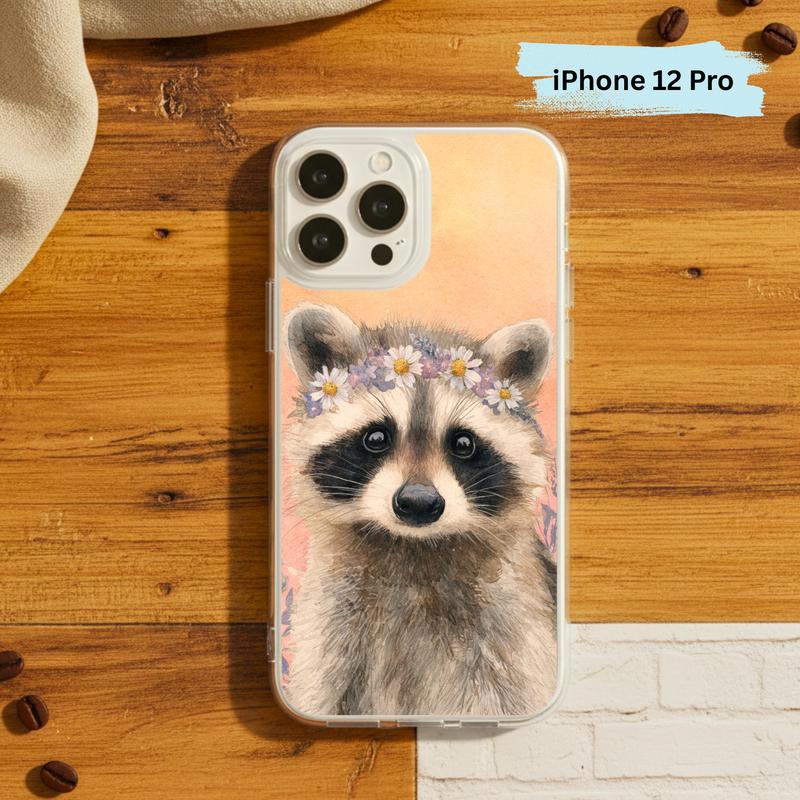 Soft Hippy Baby Raccoon Phone Case IPhone