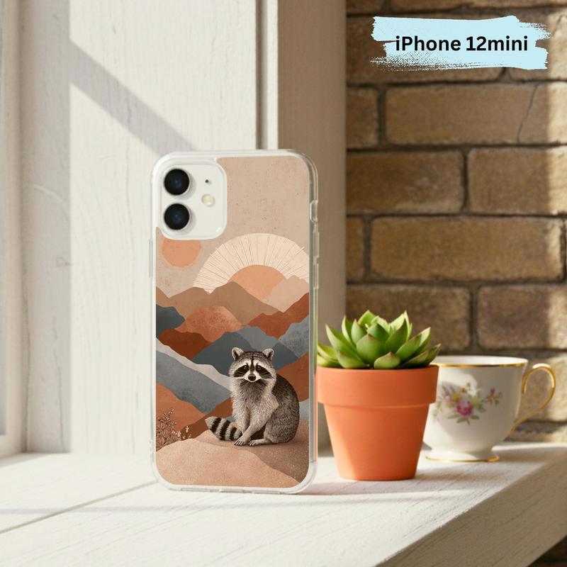 Boho Desert Meme Raccoon Phone Case IPhone Boho Desert Meme Raccoon Phone Case IPhone