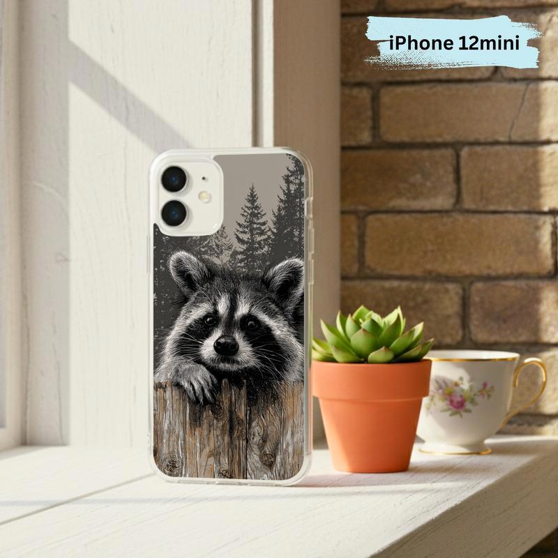 Farmhouse Woodland Sarcastic Raccoon Mood Phone Case IPhone