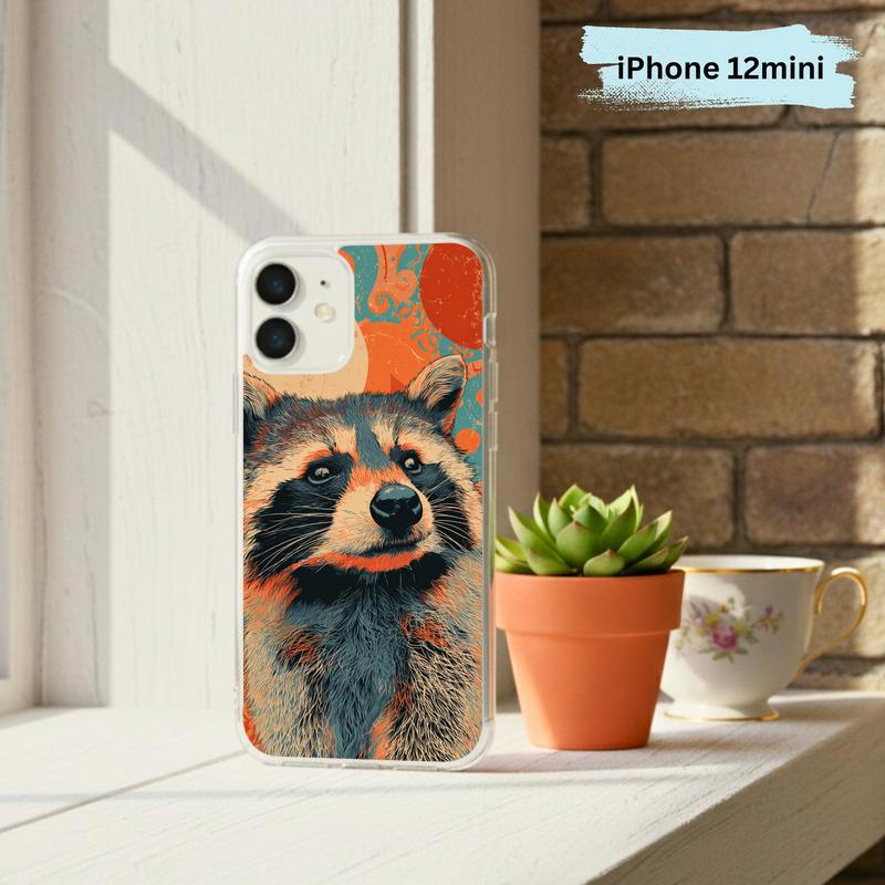 Hippy Meme Raccoon Groovy Smirk Phone Case IPhone Hippy Meme Raccoon Groovy Smirk Phone Case IPhone
