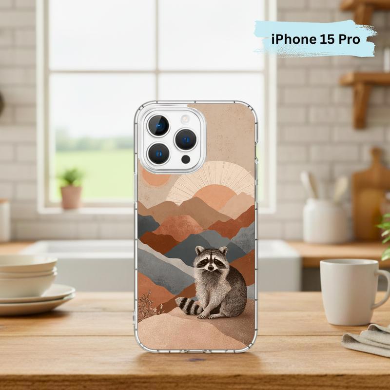 Boho Desert Meme Raccoon Phone Case IPhone Boho Desert Meme Raccoon Phone Case IPhone