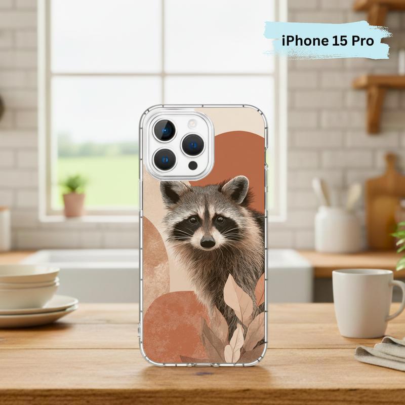 Boho Desert Meme Raccoon Close-Up Phone Case IPhone Boho Desert Meme Raccoon Close-Up Phone Case IPhone