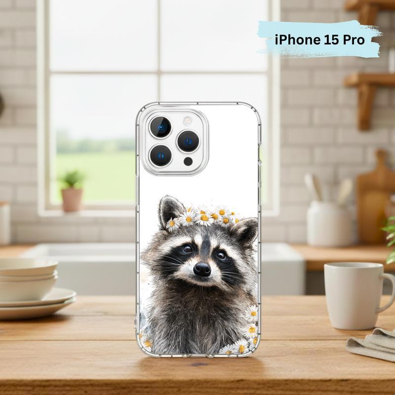 Hippy Meme Raccoon Flower Power Stare Phone Case IPhone Hippy Meme Raccoon Flower Power Stare Phone Case IPhone
