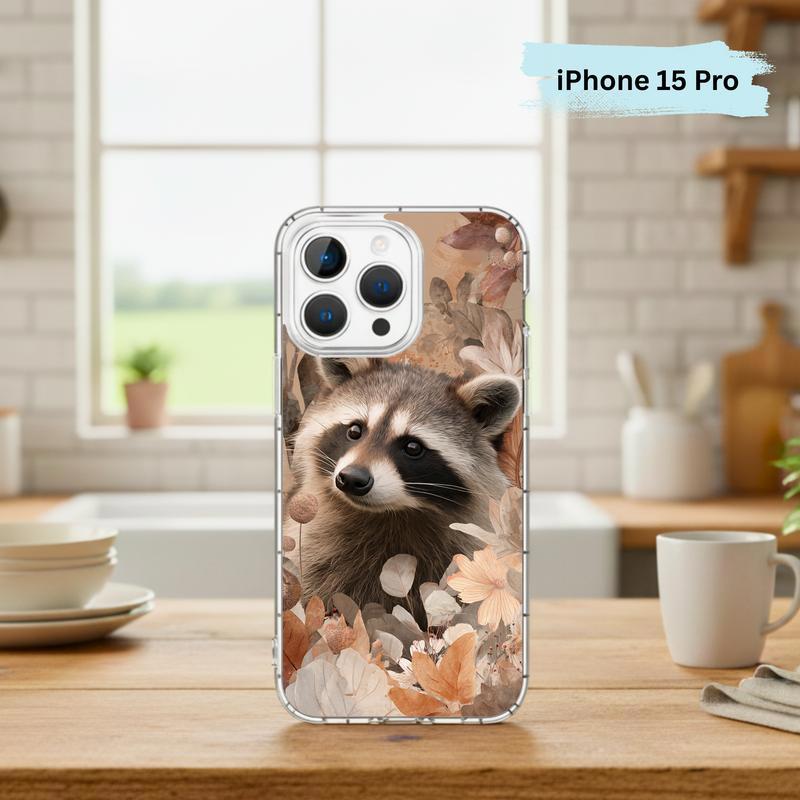 Hippy Sarcastic Raccoon Forest Aura Phone Case IPhone