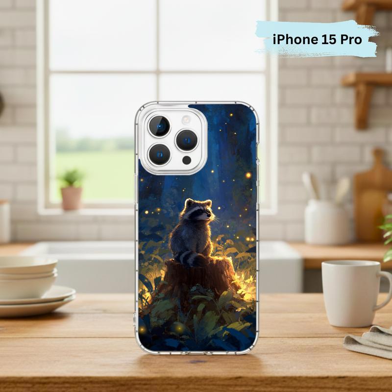 Magical Woodland Raccoon Phone Case IPhone Magical Woodland Raccoon Phone Case IPhone