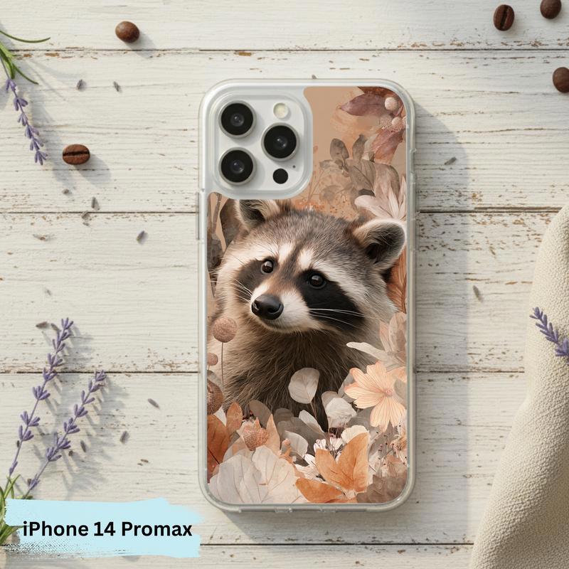 Hippy Sarcastic Raccoon Forest Aura Phone Case IPhone