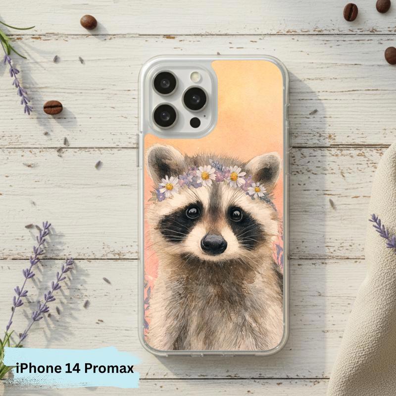 Soft Hippy Baby Raccoon Phone Case IPhone