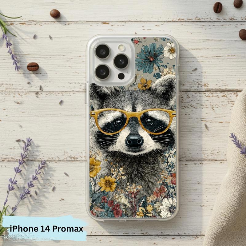 Vintage Peace Hippy Meme Raccoon Phone Case IPhone Vintage Peace Hippy Meme Raccoon Phone Case IPhone