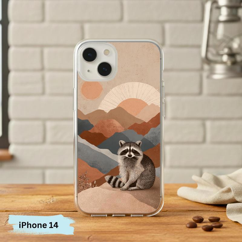 Boho Desert Meme Raccoon Phone Case IPhone Boho Desert Meme Raccoon Phone Case IPhone