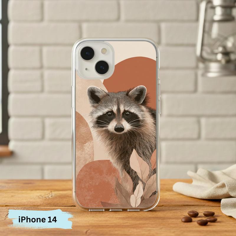 Boho Desert Meme Raccoon Close-Up Phone Case IPhone Boho Desert Meme Raccoon Close-Up Phone Case IPhone