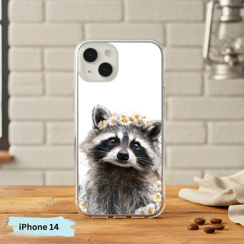 Hippy Meme Raccoon Flower Power Stare Phone Case IPhone Hippy Meme Raccoon Flower Power Stare Phone Case IPhone