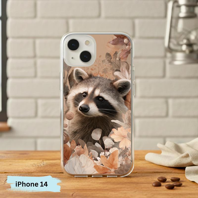 Hippy Sarcastic Raccoon Forest Aura Phone Case IPhone