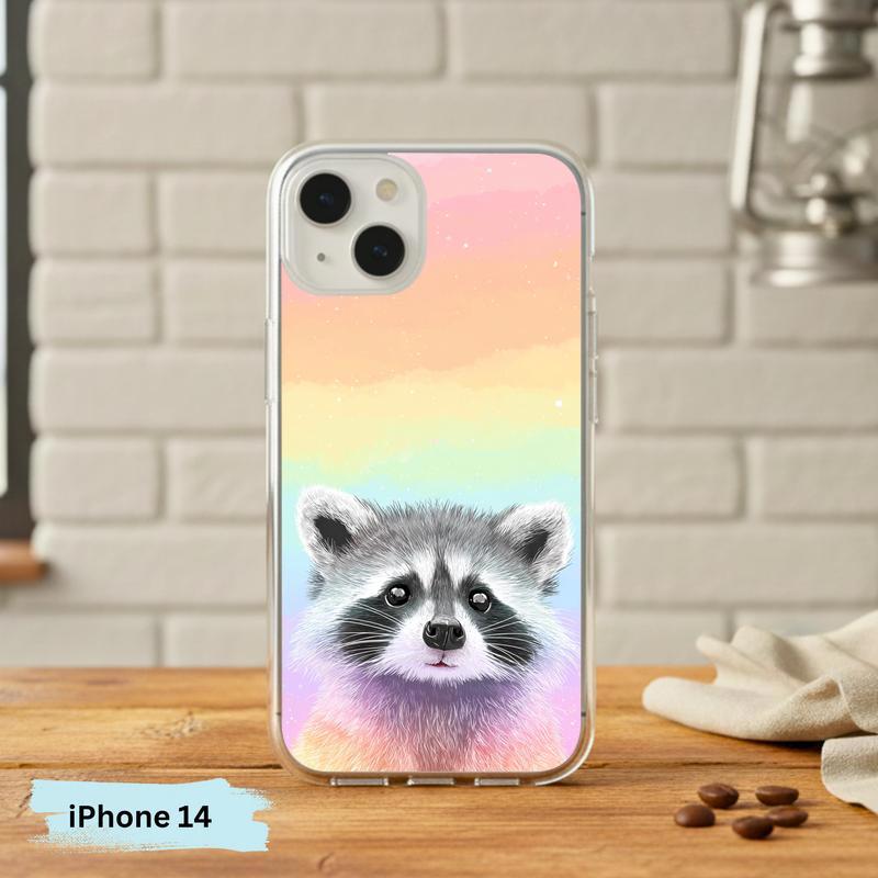 Pastel Rainbow Baby Raccoon Joy – Rainbow Raccoon Phone Case IPhone Pastel Rainbow Baby Raccoon Joy – Rainbow Raccoon Phone Case IPhone