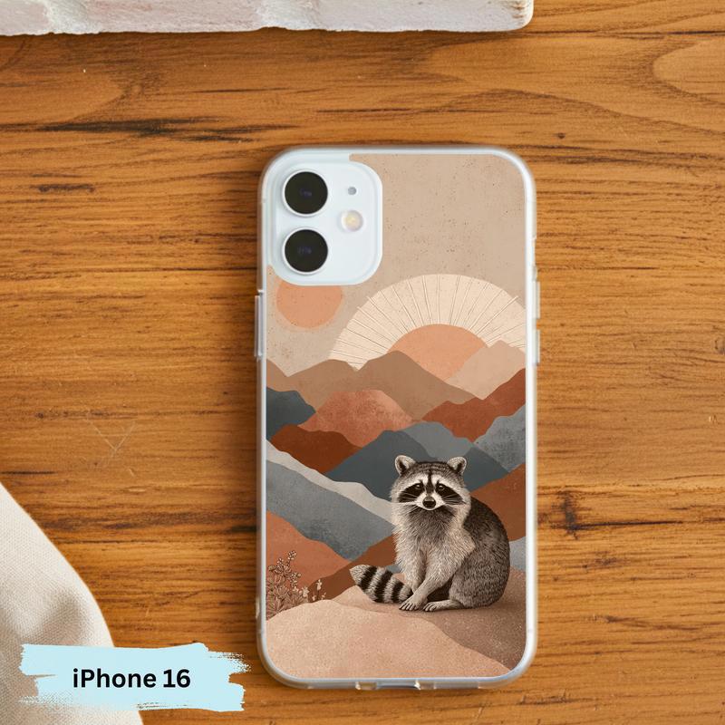 Boho Desert Meme Raccoon Phone Case IPhone Boho Desert Meme Raccoon Phone Case IPhone