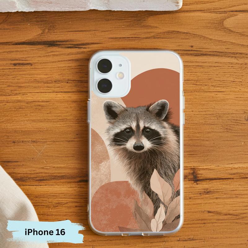 Boho Desert Meme Raccoon Close-Up Phone Case IPhone Boho Desert Meme Raccoon Close-Up Phone Case IPhone