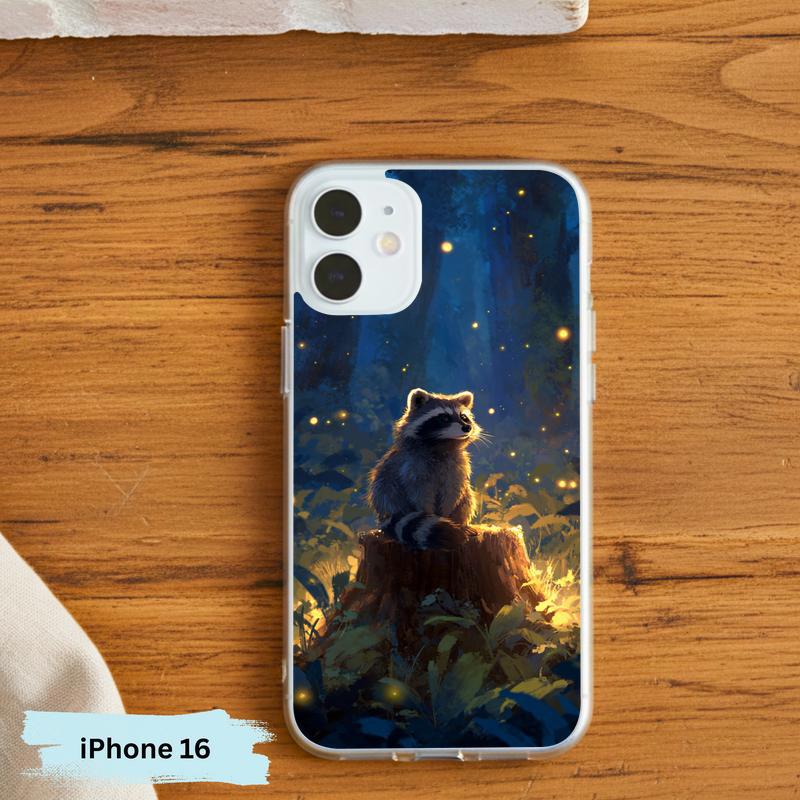 Magical Woodland Raccoon Phone Case IPhone Magical Woodland Raccoon Phone Case IPhone