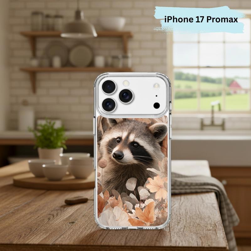 Hippy Sarcastic Raccoon Forest Aura Phone Case IPhone