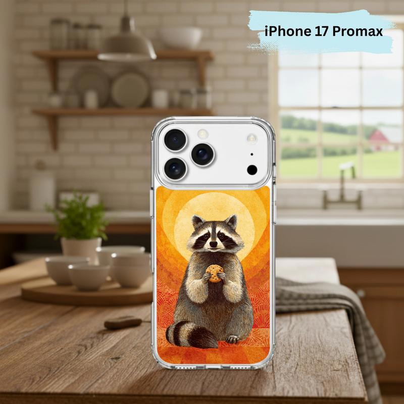 Raccoon Cookie Flower Aura Phone Case IPhone Raccoon Cookie Flower Aura Phone Case IPhone