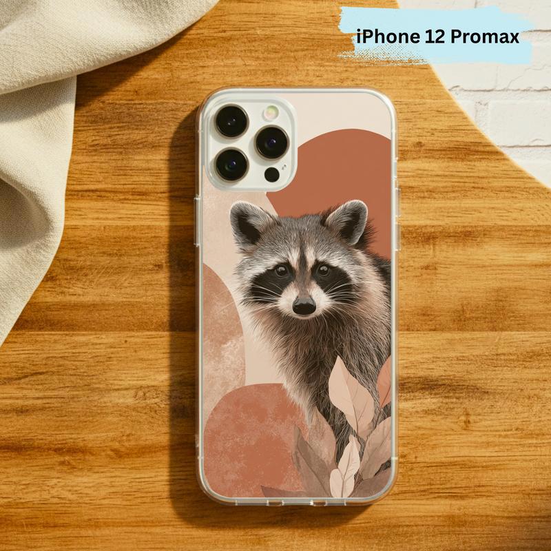 Boho Desert Meme Raccoon Close-Up Phone Case IPhone Boho Desert Meme Raccoon Close-Up Phone Case IPhone