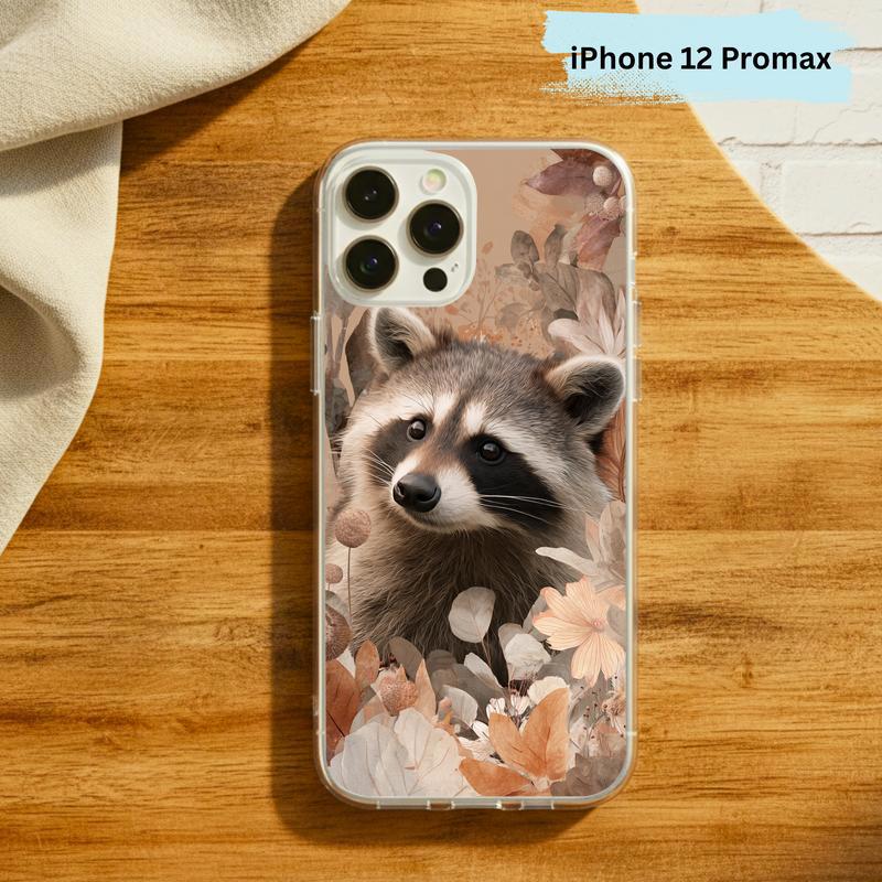 Hippy Sarcastic Raccoon Forest Aura Phone Case IPhone