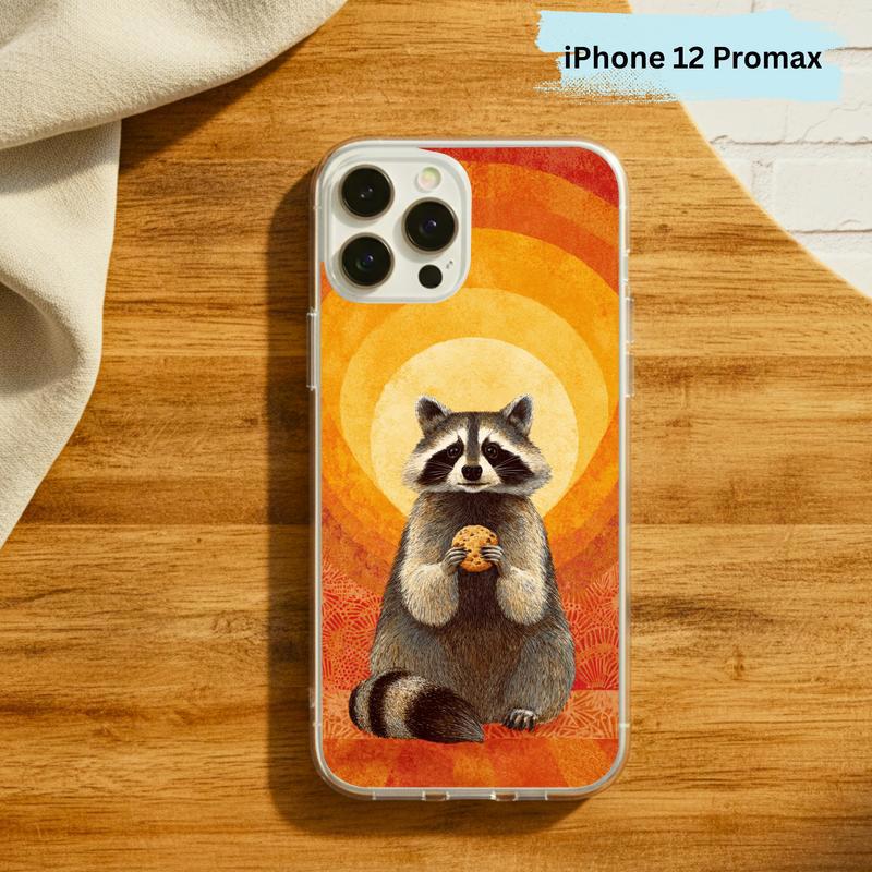 Raccoon Cookie Flower Aura Phone Case IPhone Raccoon Cookie Flower Aura Phone Case IPhone