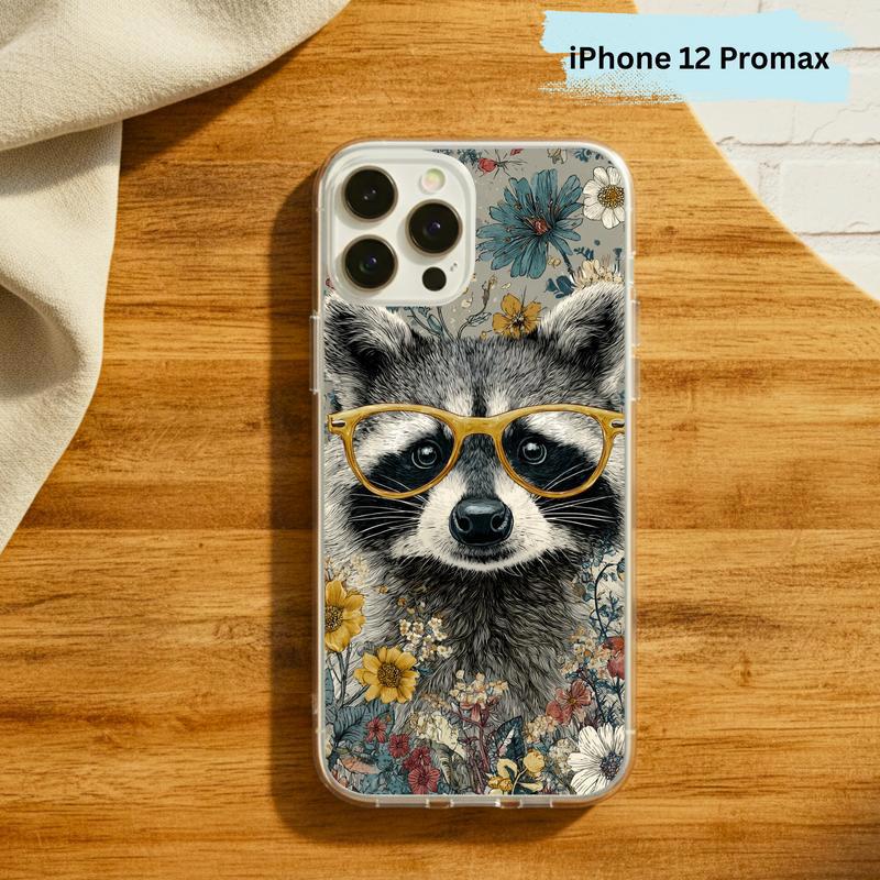 Vintage Peace Hippy Meme Raccoon Phone Case IPhone Vintage Peace Hippy Meme Raccoon Phone Case IPhone