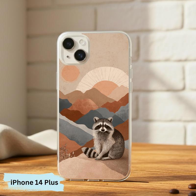 Boho Desert Meme Raccoon Phone Case IPhone Boho Desert Meme Raccoon Phone Case IPhone