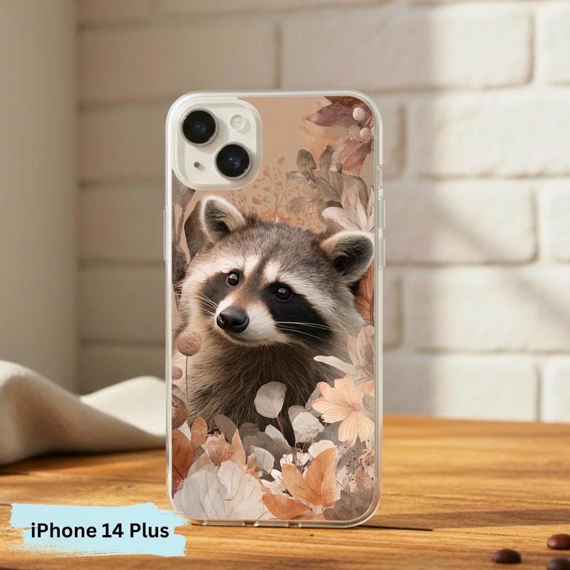 Hippy Sarcastic Raccoon Forest Aura Phone Case IPhone