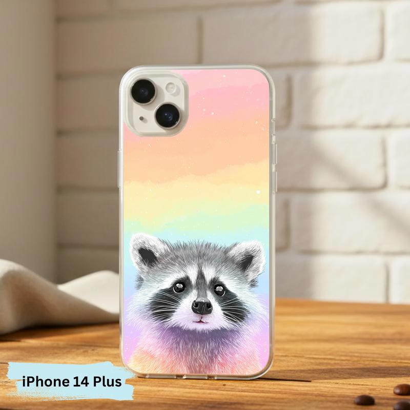 Pastel Rainbow Baby Raccoon Joy – Rainbow Raccoon Phone Case IPhone Pastel Rainbow Baby Raccoon Joy – Rainbow Raccoon Phone Case IPhone