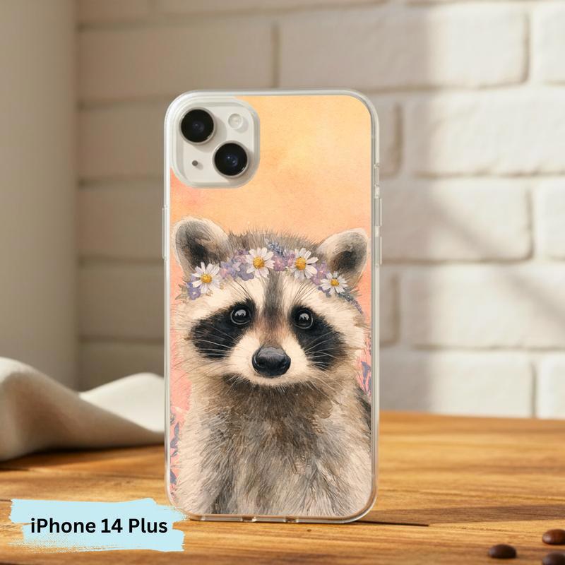 Soft Hippy Baby Raccoon Phone Case IPhone