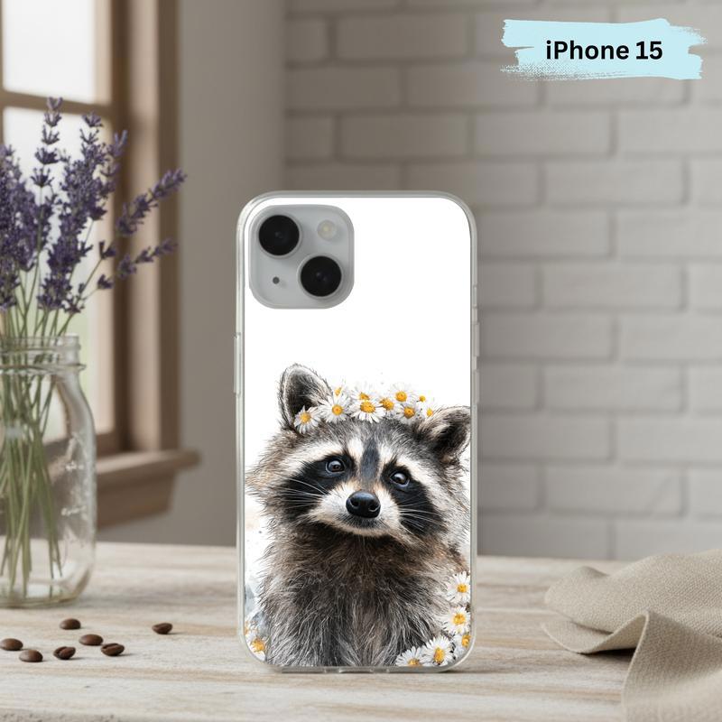 Hippy Meme Raccoon Flower Power Stare Phone Case IPhone Hippy Meme Raccoon Flower Power Stare Phone Case IPhone