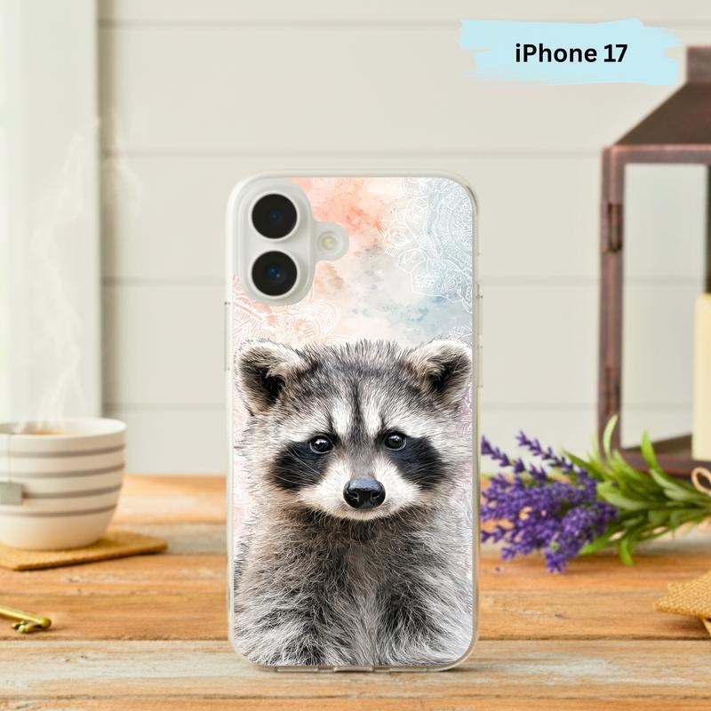 Baby Raccoon Pastel Boho Harmony Phone Case IPhone - Raccsy