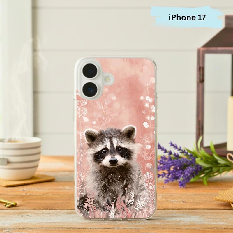 Baby Raccoon Vintage Forest Vibes Phone Case IPhone - Raccsy