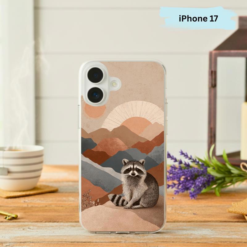 Boho Desert Meme Raccoon Phone Case IPhone - Raccsy
