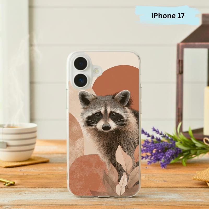 Boho Desert Meme Raccoon Close-Up Phone Case IPhone - Raccsy